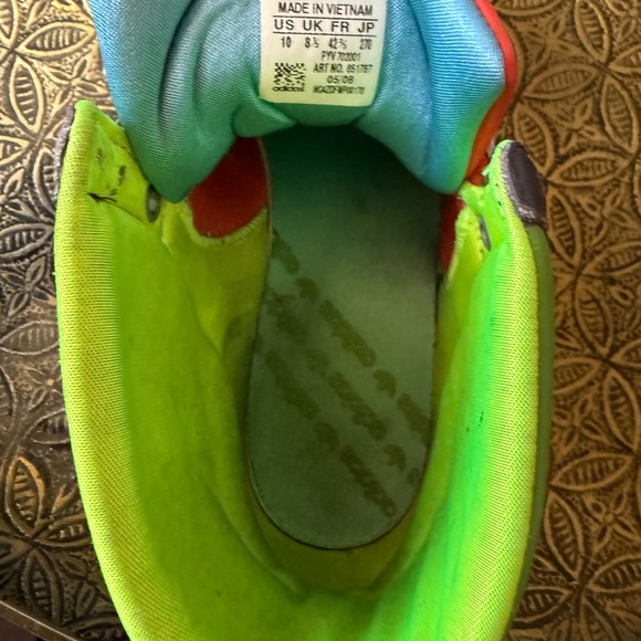 Multi Color Adidas High Tops - Picture 6 of 9